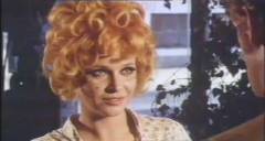 Laura Antonelli playing a wiggy sadistic woman in "Venus in furs" (1969)
