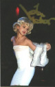 Transformation to Marylin Monroe. Lena dancing in Monroe wig.